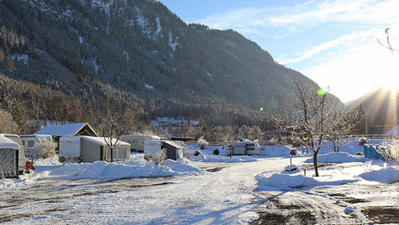  Camping Via Claudiasee im Winter